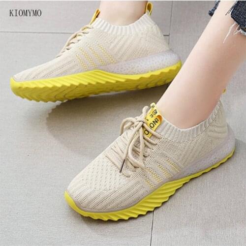 Daddy Shoes Female 2021 Spring And Summer New Style Korean Fashion Flying Woven Casual Sports Womens Shoes Womens Trendy Shoes