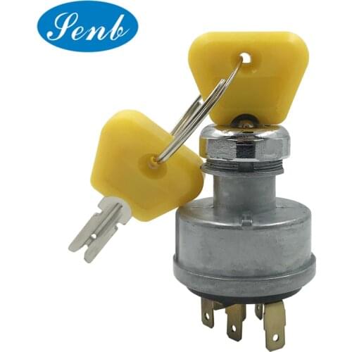 Clark Ignition Switch For Forklift Hyster 379902 Anti Restart With 2 Keys 2035830 1492154 2368655