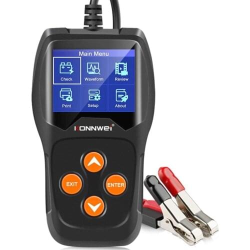 Professional Car Battery Tester Diagnostic Tool 12V 100 to 2000CCA 12 Volt Battery tools for the car Quick Cranking Charging