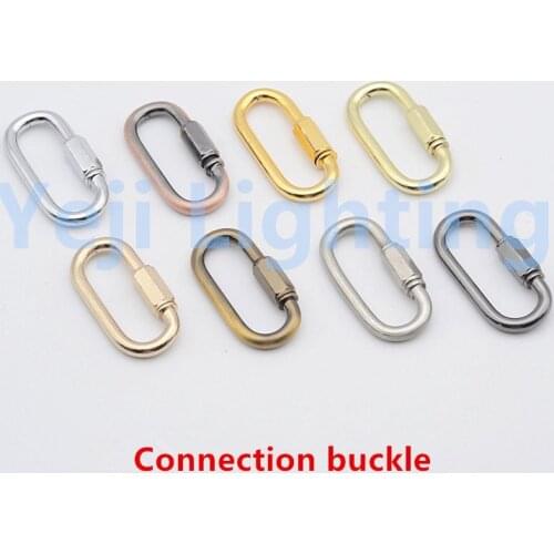 Connection buckle hanging chain hook connect buckle for crystal candle chandelier led bulb pendant light lighting accessories