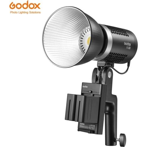 Godox ML60 60W LED Light Silent Mode Portable Brightness Adjustment Support Li-ion with AC Power Supply Outdoor LED Light