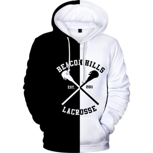 Stilinski 24 Hoodies Sweatshirts Men Women Streetwear Hit HOP long sleeve Plus Size Coat Men Clothes Teen Wolf oversized hoodie