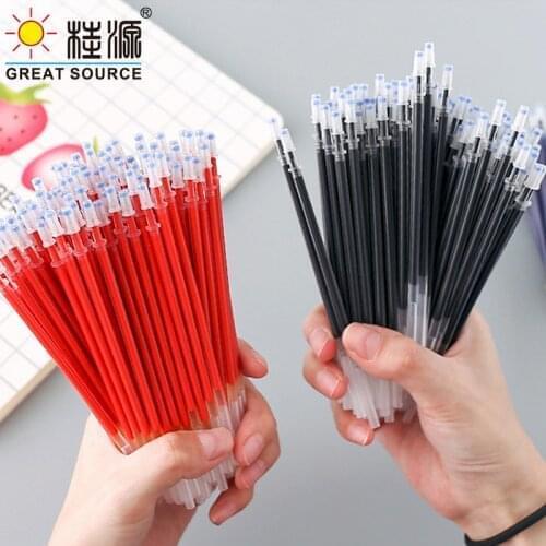 Common Pen Refill 0.38mm/0.5mm Writing Gel Ink Tube 13cm Refill Tube For Common Writing Gel Pen 50PCS Per Bag(2 Bags)
