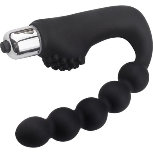 Waterproof Vibrating Prostate Massage Beads G Spot Anal Stimulation Clit Male Masturbation Porn Sex Toy For Man