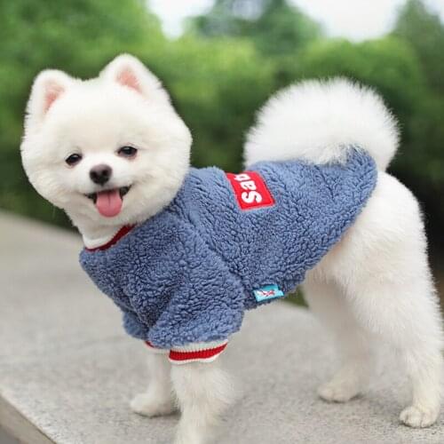 Winter Dog Clothes Bichon Dog Hoodie Coat Thicken Warm Dog Clothing Outfit Cat Yorkshire Chihuahua Pomeranian Schnauzer Dropship