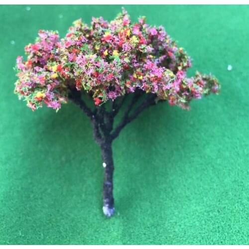 2018, a new simulation model of metal trunk landscape trees model wire tree color tree6-12cm