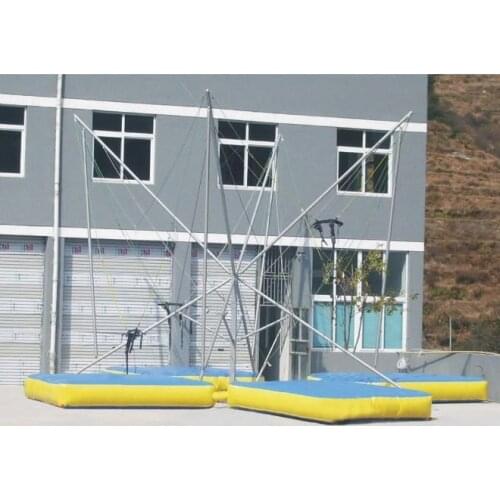 4 stations bungee trampoline