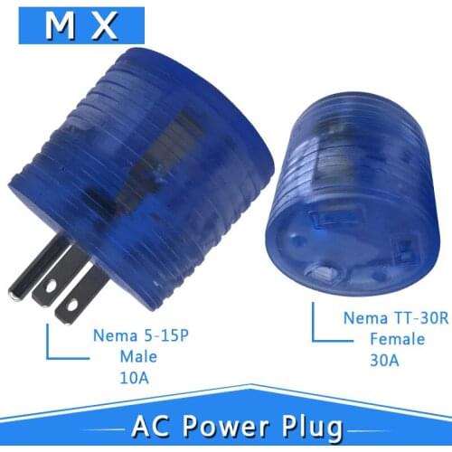 5-15P to TT-30R 15 to 50 Amp Power Adapter Rv Standard 15 Amp Male (5-15p) to 30 Amp Female (Tt-30r)