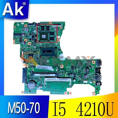 Akemy 13308-1 448.00Z04.0011 Motherboard For Lenovo M50-70 Laptop Motherboard CPU I5 4210U GT840M 4G DDR3 100% Test Work