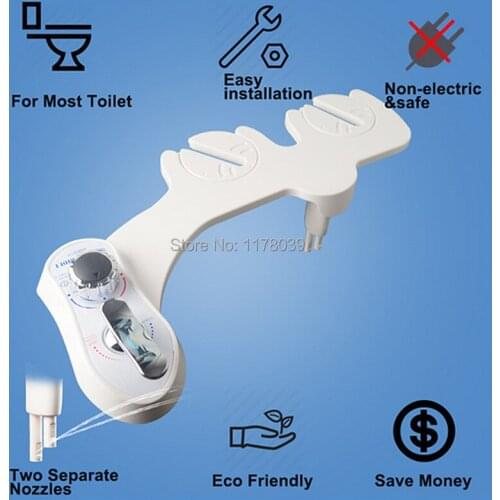 Women butt clean nozzle bidet,female anal clean nozzle with self-cleanning bidet,Single Cold water Toilet Seat Bidet,J17599