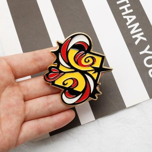 Anime SK8 The Infinity Cosplay Brooch Prop Rekl Kyan Metal Lapel Pins Backpack Bags Badge Collection Jewelry
