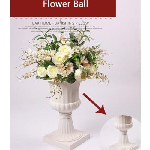 Artificial Silk Flower Ball Road Guide Row Decor Arch Table Roman Column Flower Bouquet Arrangement Supply Decor Wedding KGH009