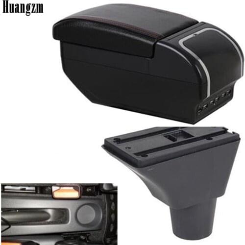 For Nissan Almera G15 Armrest box central Store content box with 9USB interface