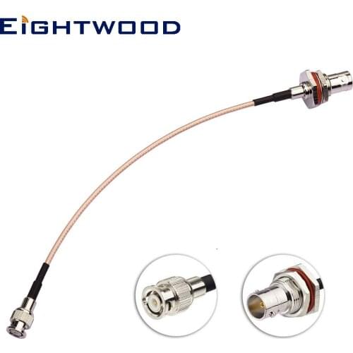 Eightwood Mini BNC Male to BNC Female 75 Ohm 3G HD SDI Cable for SDI Vedio Camera Monitor Display Camcorder Recorder Converter