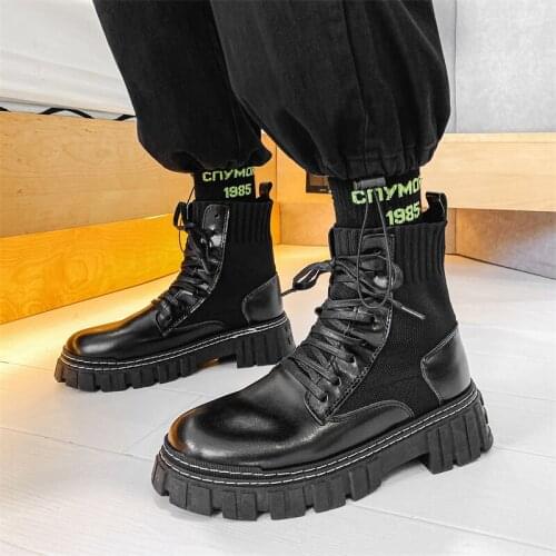 Kingremit Men's Motorcycle Boots