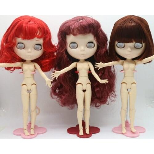 Without eyes chips without make up joint body Nude blyth doll for DIY 201804