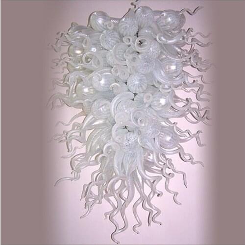 French Style Murano Glass Chandelier Lightings High Ceiling Decoration for Villa Decor