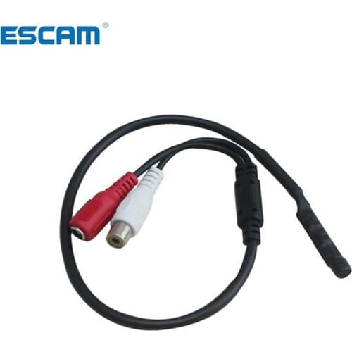 Mini CCTV Microphone Audio Pickup High Sensitivity DC12V Audio Monitor Sound Listening Device