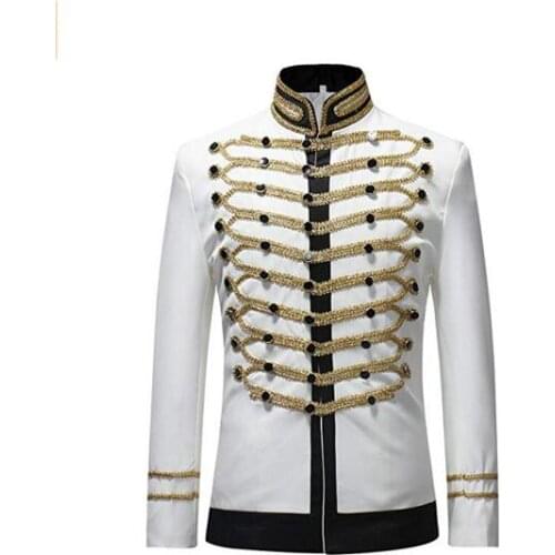 Prince Cosplay Costume Blazer Jacket Mens Rococo Medieval 18th Century Jacket military jacket custom made