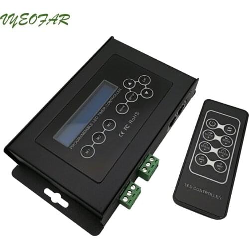 New Led DMX Controller DMX512 Master Programmable Lighting XLR-3/RJ45/Terminal Block DC 9V Power Adapter Led Single CCT RGB RGBW