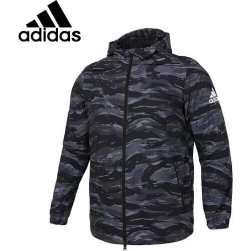 Original New Arrival Adidas FI JKT WV CAMO Mens jacket Hooded Sportswear
