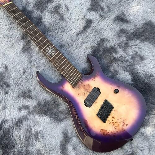 Custom store custom electric guitar, 2020 new model, 7-string sector, black hardware, custom logo, custom color, free shipping