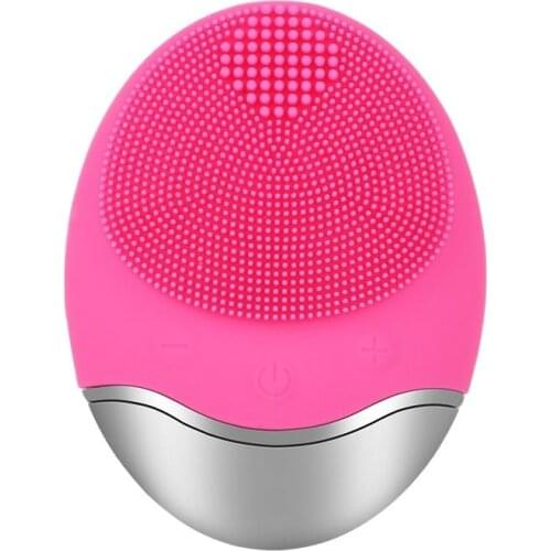 AOPHIA Silicone Face Brush Beauty Washing Electric Massage Brush Facial Exfoliating Blackhead Soft Deep Cleaning Face Brushes