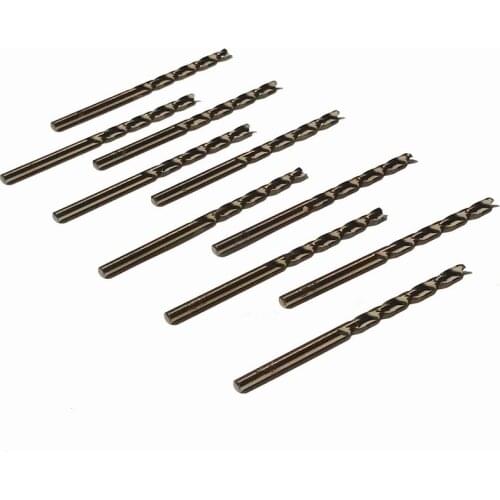 10PCS/set HSS M35 Co5% steel made 1/16" stainless steel Drilling Twist Drill Bit Straight Shank specially for stainless steel