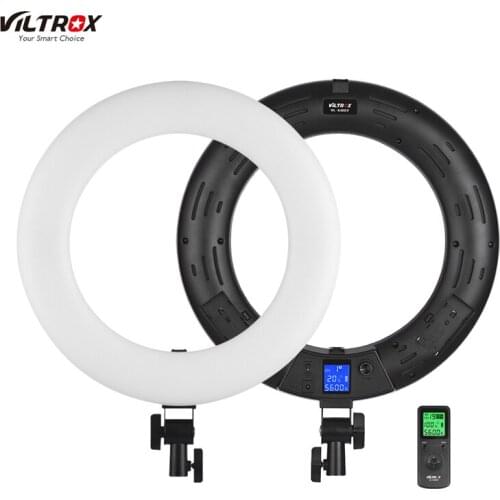 Viltrox VL-600T LED Ring light Lamp Bi-color Wireless Remote + Light Stand for Camera Photo Studio For YouTube Video Show Live