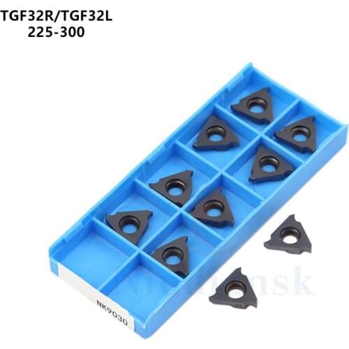 TGF32R225 Grooving Carbide Insert TGF32R230 240 245 250 270 275 280 NK9030 TGF32L300 NK9030 CNC Lathe Tool Slotting Turning Tool