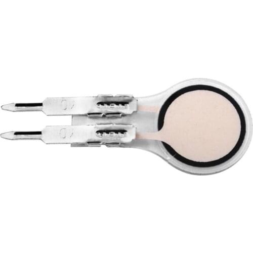 WALFRONT 10kg Flexible Thin Film Pressure Sensor Pressure Resistor-type Pressure Force Sensor Diameter 7.5mm