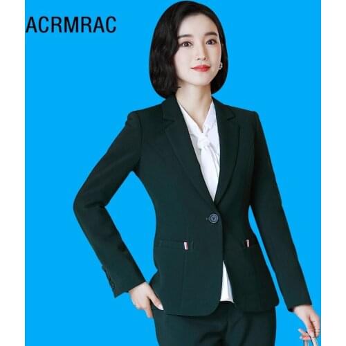Women suits Slim autumn jacket Pants 2-piece set OL Formal Women pants suits Woman set suits 9355