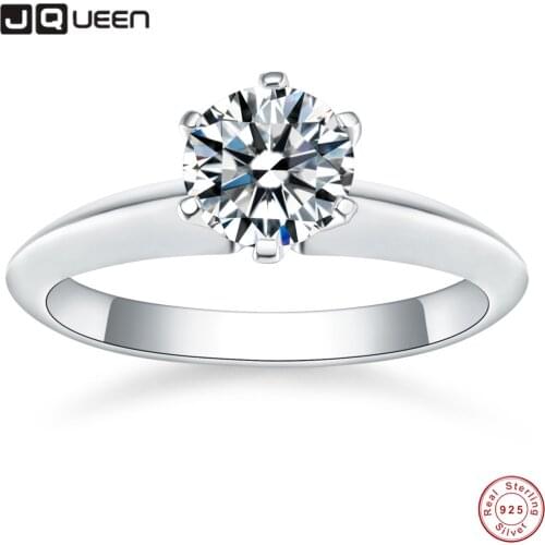 925 Sterling Silver Ring 3.5ct Classic Style Diamond Jewelry Moissanite Ring Wedding Party Anniversary Ring for Women