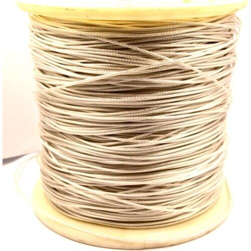 1m Diy earphone cable PE silver plated 6N single crystal copper fever line (19 core OD: 0.8mm)