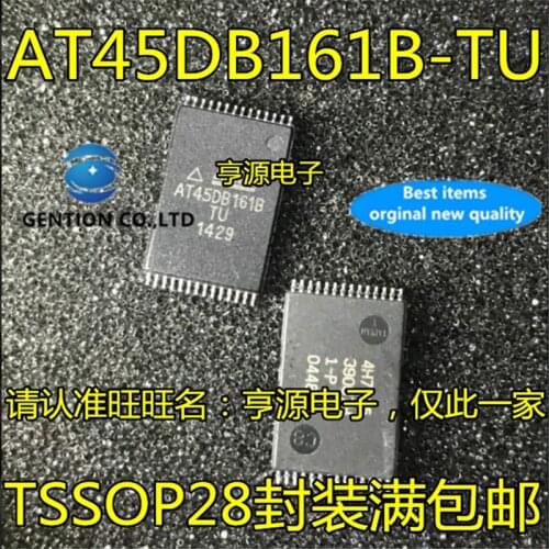 10Pcs AT45DB161B AT45DB161B-TU TSSOP28 Memory chip in stock 100% new and original
