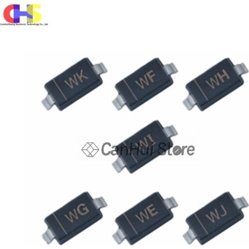 100Pcs SMD Zener Diode 1206 BZT52C 4V7 5V1 5V6 6V2 6V8 7V5 8V2 9V1 10V 12V 15V 16V 18V 20V 24V 27V 30V 33V 36V 39V 43V SOD-123