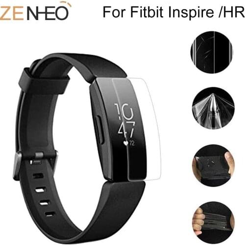 3/5PCS TPU HD Full Cover Screen Protector Film for Fitbit Inspire /HR Watch Screen HD Film Protector Watch Scratch Resistant