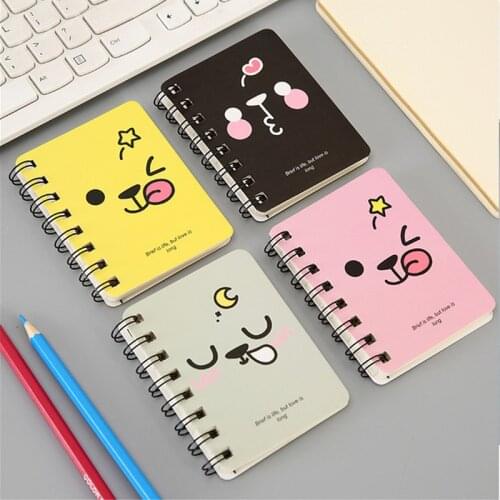 A7 Adorable Cute Cactus Rollover Mini Portable Coil Notepad Diary Book Exercise Book Escolar Papelaria School Office Supply