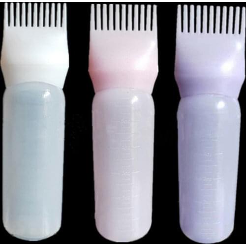 Hair Dye Applicator Brush Empty Hair Dye Bottle Dyeing Shampoo Bottle Oil Hair Tools Dispensing Salon Hair Coloring Styling Tool