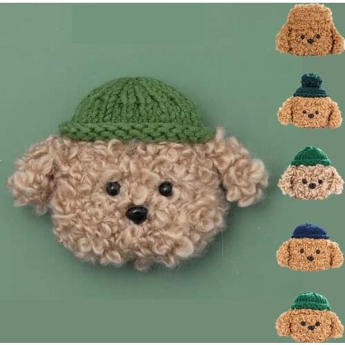 Plush Teddy Bear Case for Apple Airpods 1 2 Bluetooth Earphone Charge Case Protective Cases Skin Accessories Headphones Case