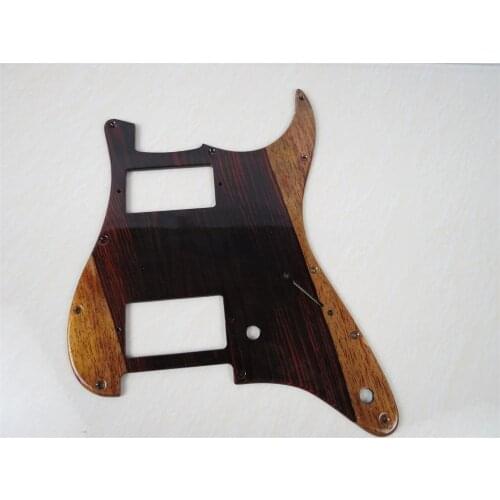 1PCS Hand made Solid rosewoood wood Pickguard HH