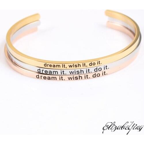 Elizabe Ying Engraved Bracelets