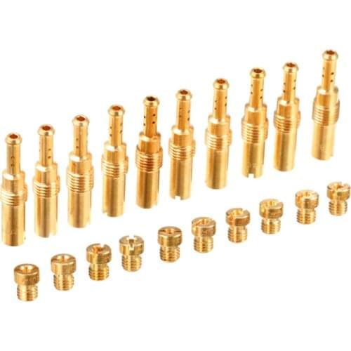20Pcs Motorcycle Carburetor Main Jet Kit for PWK PE Keihin CVK GY6