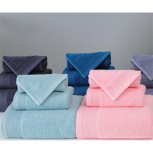 Bath Towel Set Adult Bath towel 72*150, Hand Towel 76*34, Face Towel 34*34, for Bathroom, High Quality Cotton Towel Gray White