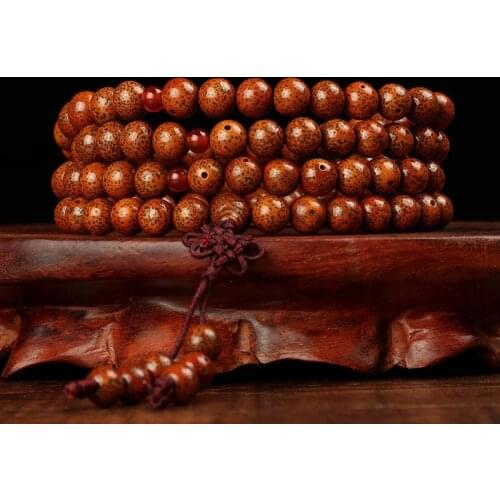 Natural Old Chen Seed Xingyue Bodhi Prayer Bead Bracelet Many New Year Mens and Womens Bead Bracelets