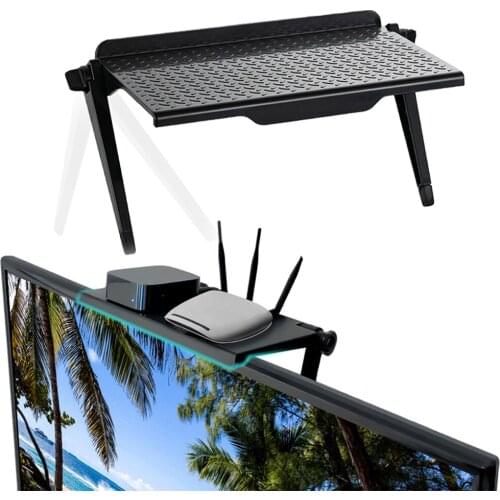 Box Shelf for TV Adjustable Wall Stand Rack Monitor Storage Room Shelves Plant Desktop Housekeeper Wall Decor Table Organizer