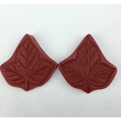 Maple Leaves pressed sugar embossed Shape fondant cake silicone mold kitchen chocolate candy making cupcake decoration tool 0314