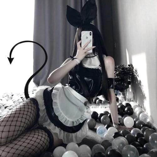 Bunny Girl Sexy Lingerie Cosplay Costumes Playful Cute Rabbit Uniform Maid Outfit Babby Doll Erotic Underwear for Women