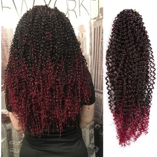18"Gypsy LocsCrochet Hair Goddess Faux LocsCrochet Hair Ombre Nu Locs Crochet Hair Dreadlocks Hair Extensions spring twist hair