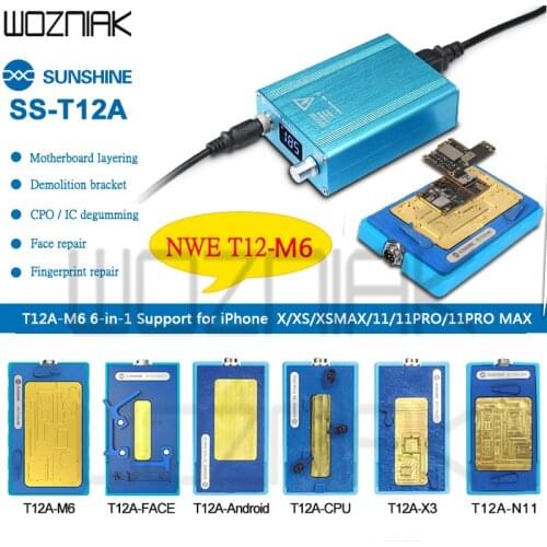SUNSHINE SS T12A-M6 Motherboard layered preheating station,for IPhoneX/XS/XSMAX/11/11P/11P MAX